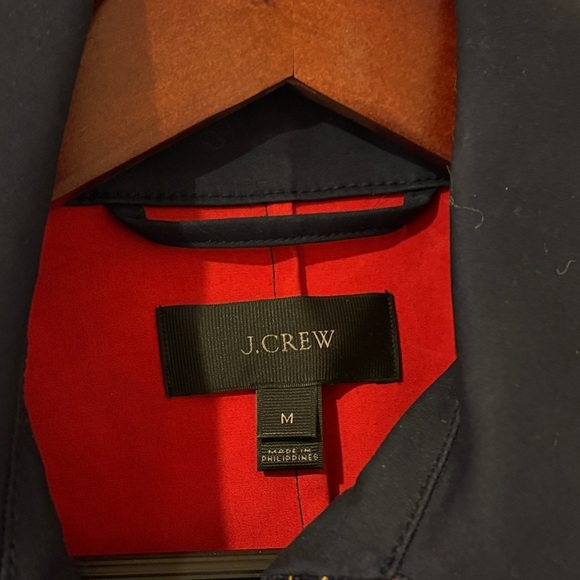 J. Crew Navy Jacket with Red Lining - Picture 2 of 7